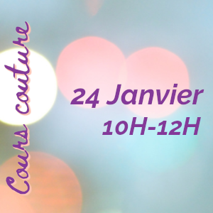 Cours couture à Givors: Vendredi 24 Janvier de 10H00 à 12H